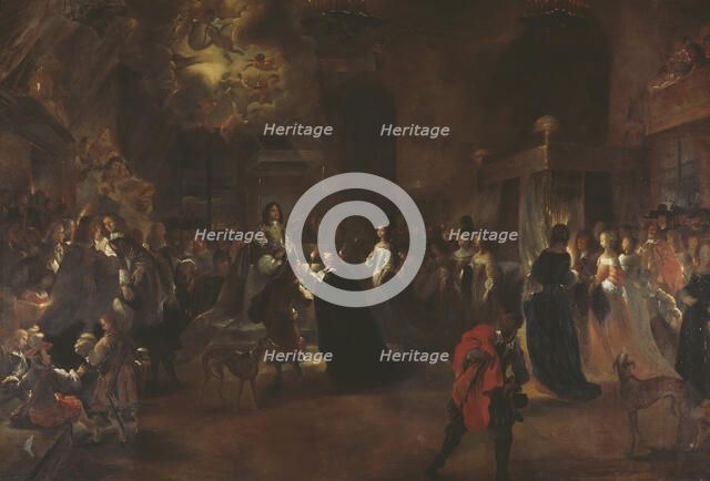 Queen Hedvig Eleonora's wedding night. Creator: Unknown.