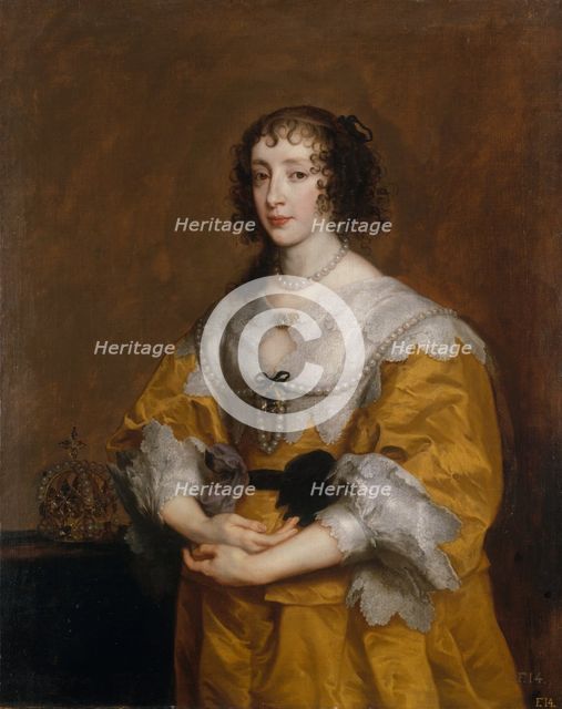 Queen Henrietta Maria, 1636. Creator: Anthony van Dyck.