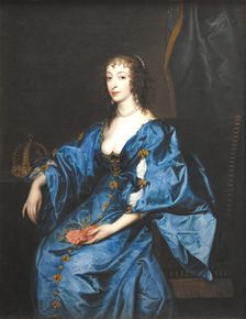 Queen Henrietta Maria of England, 1632-1641. Creator: Anthony van Dyck