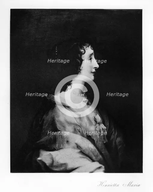 Queen Henrietta Maria, Queen Consort of England, Scotland and Ireland, (1907). Artist: Unknown