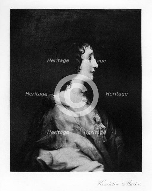Queen Henrietta Maria, Queen Consort of England, Scotland and Ireland, (1907). Artist: Unknown