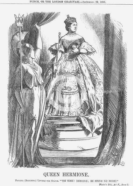 'Queen Hermione', 1865 Creator: John Tenniel.