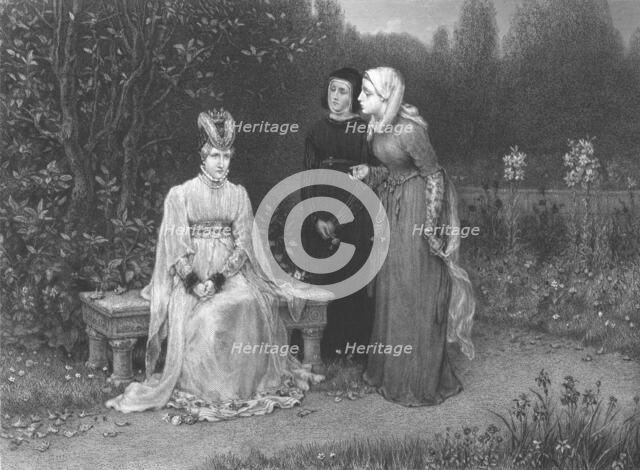 'Queen Isabella and her ladies', c1870. Artist: Thomas Sherratt.