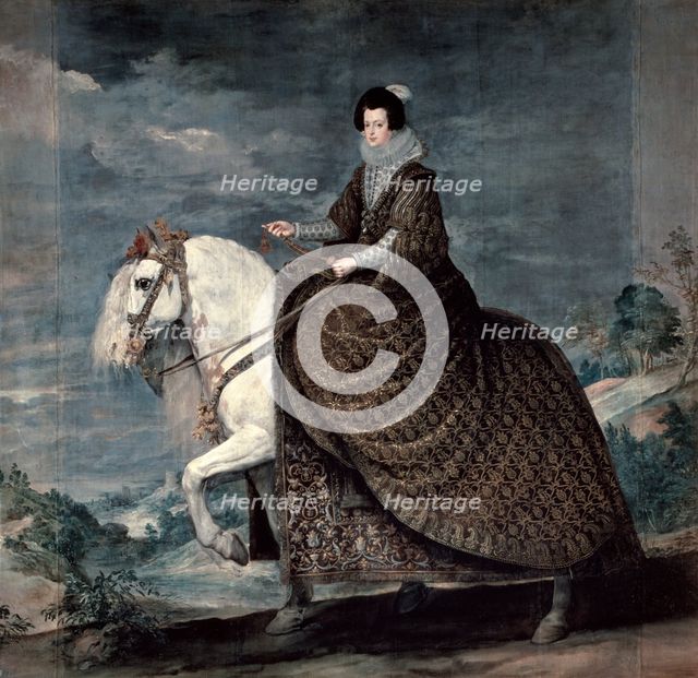 'Queen Isabella of Bourbon', 1629-1635. Artist: Diego Velasquez