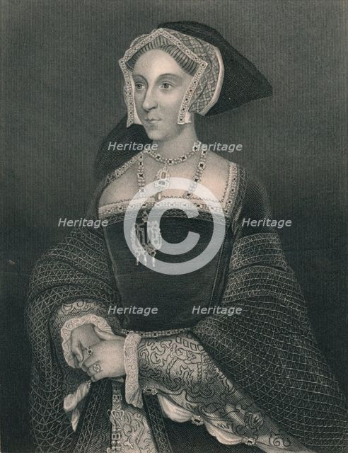 'Queen Jane Seymour', 1536, (early-mid 19th century).  Creator: H Robinson.