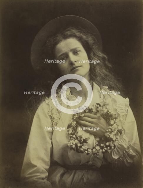 Queen of the May, 1875. Creator: Julia Margaret Cameron (British, 1815-1879).