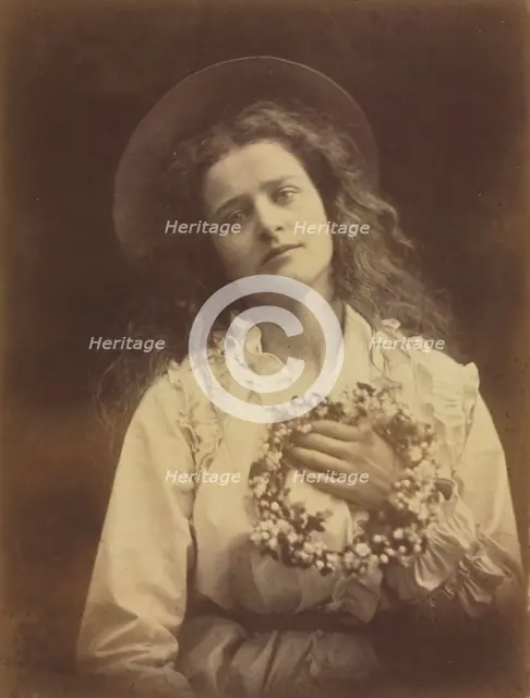 Queen of the May, 1875. Creator: Julia Margaret Cameron (British, 1815-1879).