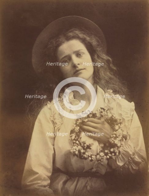 Queen of the May, 1875. Creator: Julia Margaret Cameron (British, 1815-1879).