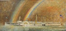 Queen of the Hudson (Mary Powell), 1940. Creator: Lyonel Feininger