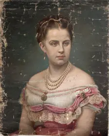 Queen Olga of Greece, 1868. Creator: Elisabeth Baumann