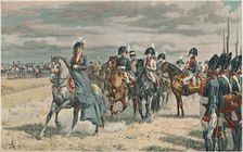 Queen Louisa Reviewing the Prussian Army 1896