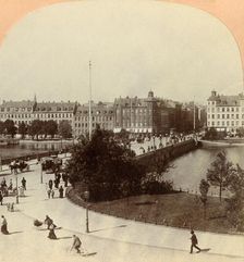 Queen Louise Bridge, Copenhagen, Denmark 1901. Creator: Keystone View Company
