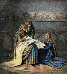 Queen Matilda And Her Tapestry (c1850)