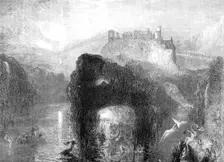 "Queen Mab's Grotto", from the painting by J. M. W. Turner, 1870. Creator: W Thomas