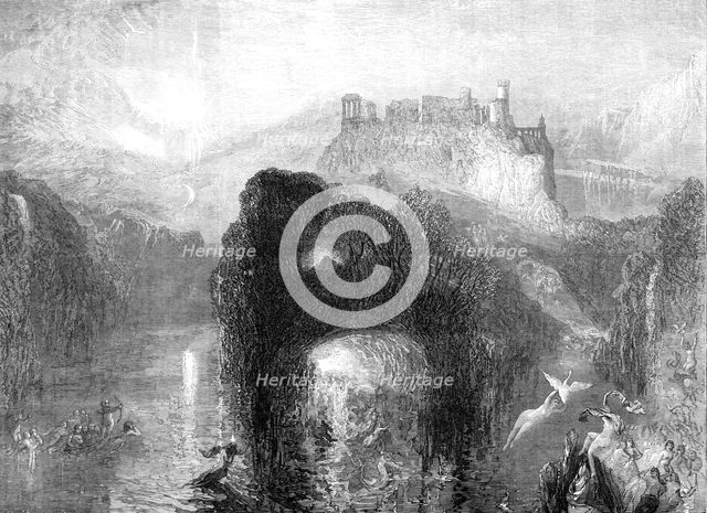 "Queen Mab's Grotto", from the painting by J. M. W. Turner, 1870. Creator: W Thomas.