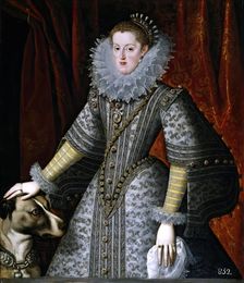 Queen Margaret of Austria, 1609. Creator: Bartolomé González