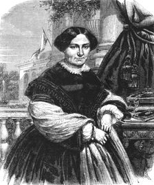 Queen Maria Christina of Spain 1854. Creator: Unknown