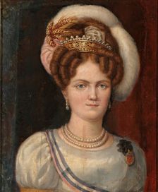 Queen Maria Amalia of Saxony, 1827. Creator: José Aparicio
