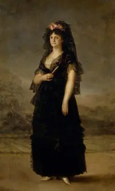 Queen María Luisa in a Mantilla, between 1799 and 1800. Creator: Agustin Esteve y Marqués