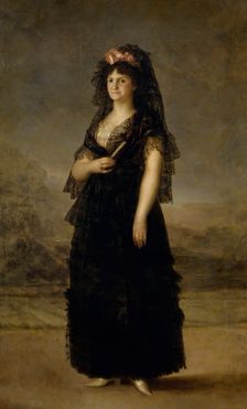 Queen María Luisa in a Mantilla, between 1799 and 1800. Creator: Agustin Esteve y Marqués