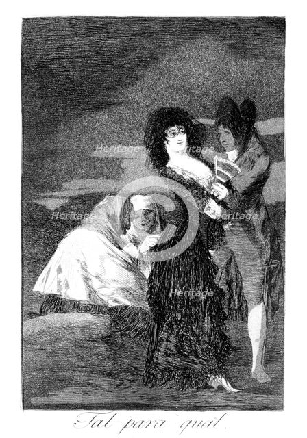 'Queen Maria Luisa Teresa of Parma, Prime Minister of Spain', 1799. Artist: Francisco Goya