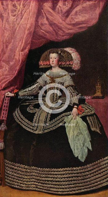 'Queen Mariana of Austria', 1652-1653 (1939). Artist: Diego Velasquez.