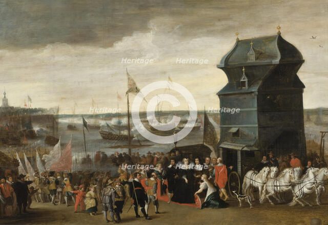 Queen Marie de Medici Disembarking in Antwerp. Creators: Matheus Vroom, Unknown.