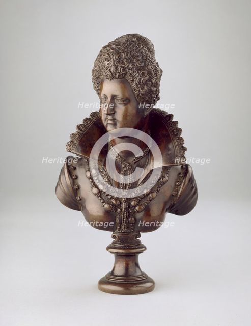 Queen Marie de Medicis, c1600. Artist: Barthelemy Prieur.