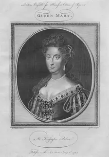 Queen Mary, 1785. Artist: Anon