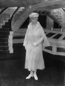 Queen Mary aboard HMY Victoria and Albert 1931. Creator: Kirk & Sons of Cowes