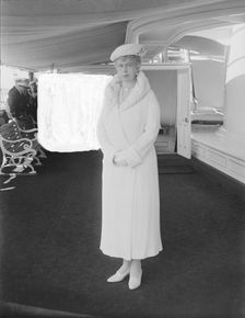 Queen Mary aboard HMY Victoria and Albert 1933. Creator: Kirk & Sons of Cowes