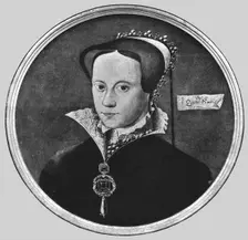Queen Mary by Sir Anthony More; Exhibited at the Tudor Exhibition 1890. Creator: Unknown