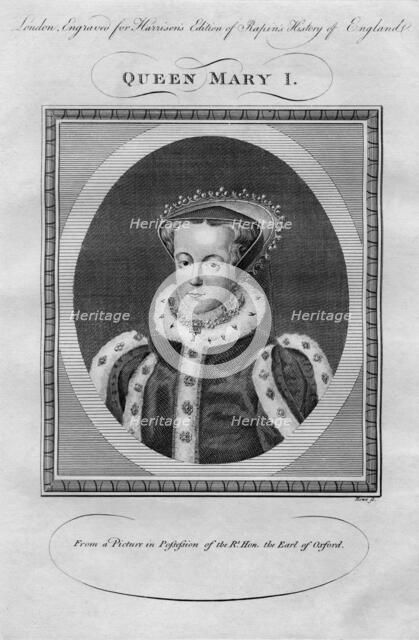 Queen Mary I, 1780s.  Artist: Anon.