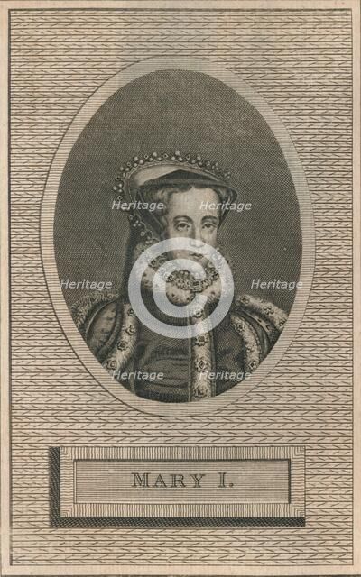 Queen Mary I, 1793. Artist: Unknown.
