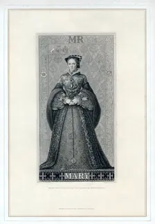 Queen Mary I of England, (19th century).Artist: T Brown