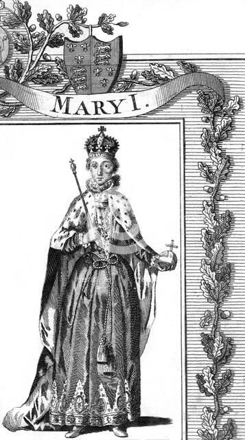 Queen Mary I of England. Artist: Unknown