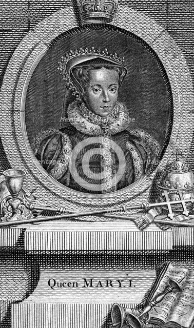 Queen Mary I of England. Artist: Unknown