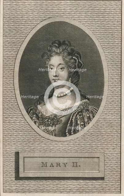 Queen Mary II, 1793. Artist: Unknown.