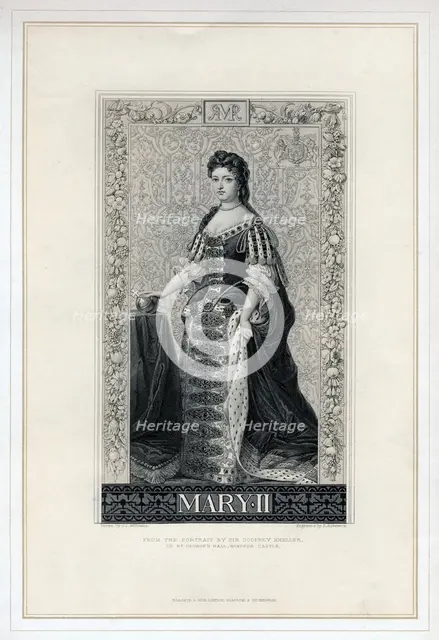 Queen Mary II.Artist: R Anderson