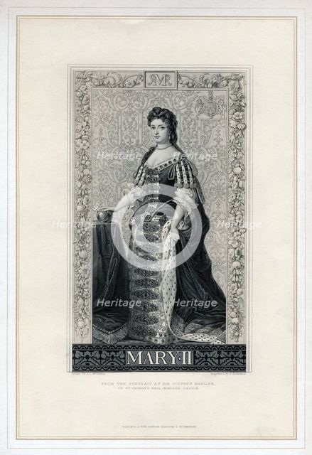 Queen Mary II.Artist: R Anderson