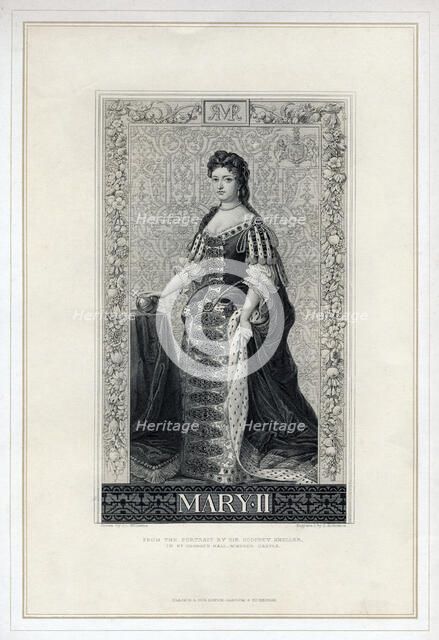 Queen Mary II.Artist: R Anderson