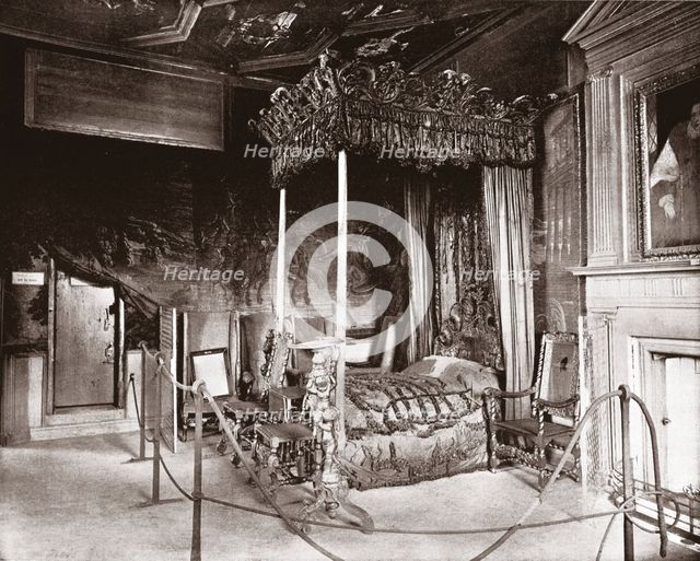 Queen Mary's Bedroom at Holyroodhouse, Edinburgh, Scotland, 1894. Creator: Unknown.