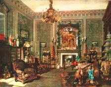 Queen Mary's Chinese Chippendale Room at Buckingham Palace, c1935