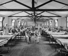 Queen Mary's Hospital, Roehampton, London, January 1918. Artist: H Bedford Lemere
