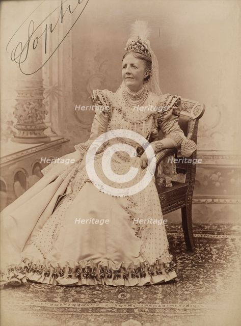 Queen Sophia of Sweden & Norway, 1900. Creator: Gosta Florman.