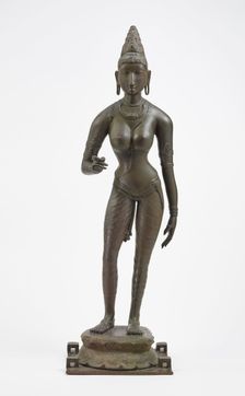 Queen Sembiyan Mahadevi as the Goddess Parvati, Chola dynasty, 10th century. Creator: Unknown