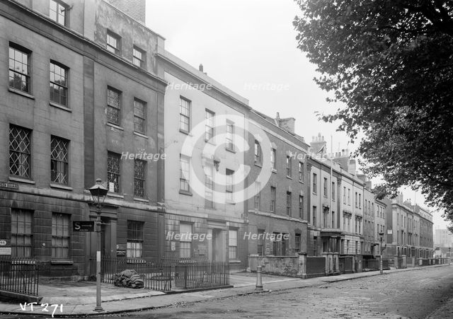 Queen Street, Bristol, Avon, during World War II, 1941. Artist: Victor Turf