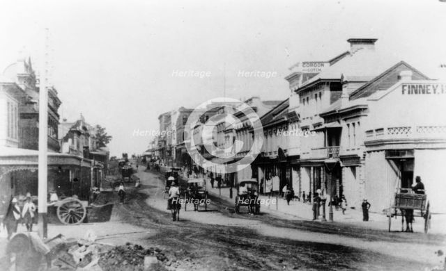 Queen Street from Edward Street, c1870. Creator: Unknown.
