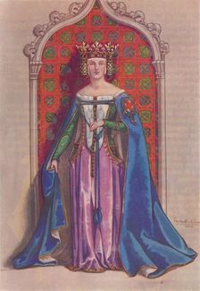 Queen Phillippa 1350 1926. Artist: Herbert Norris