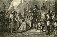 Queen Phillippa Interceding for the Citizens of Calais (1347), 1890. Creator: Unknown